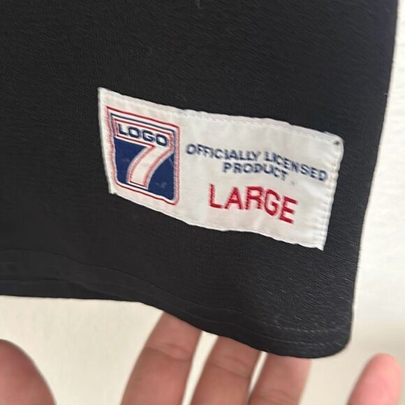 Vintage 90’s Logo 7 Men's Black Yellow Bettis #36 Steelers NFL Jersey Large - Picture 3 of 7